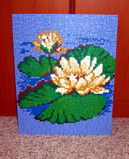 Template for Ministeck - water lilies