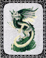 Template for Ministeck - dragon spring