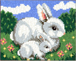 Vorlage für Ministeck - Bunny Hasen