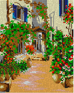 Template for Ministeck - The small alley