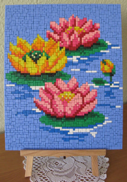 Template for Ministeck - Water Lilies No. 2