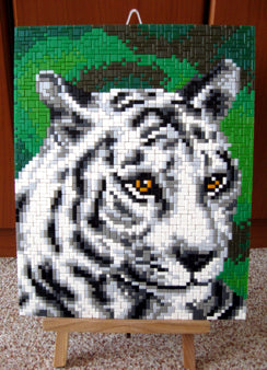 Template for Ministeck - White Tiger