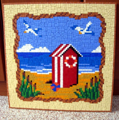 Template for Ministeck - Beach Cabin