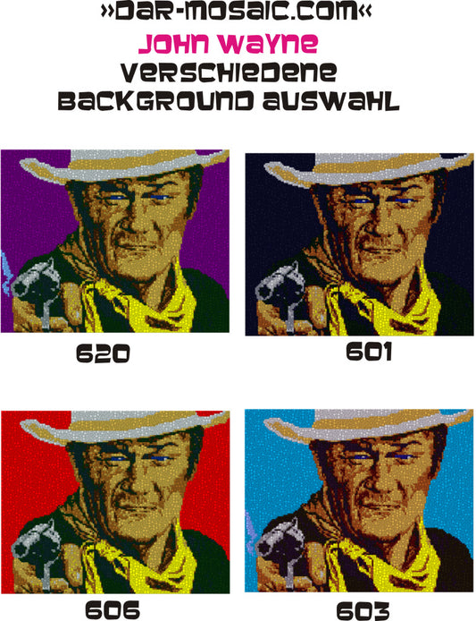 Template for Ministeck - John Wayne
