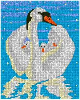 Vorlage für Ministeck - The Swan