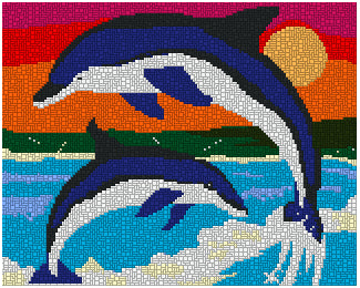 Vorlage für Ministeck - Blue Dolphins