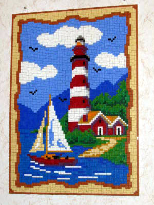 Template for Ministeck - lighthouse long