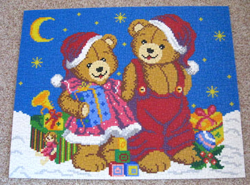 Template for Ministeck - Christmas Bears