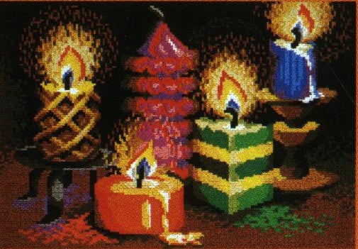 Vorlage für Ministeck - Romantic Candles